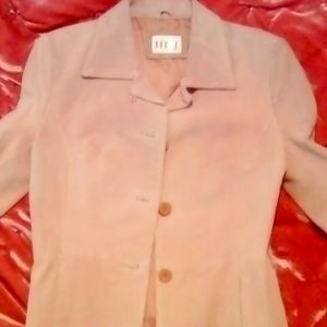 Rogue Helium Cream Suede Jacket Sm